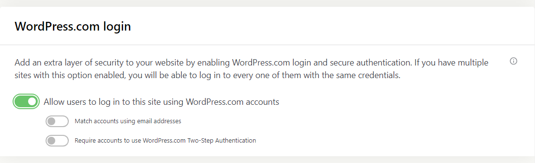 WordPress.com'dan 2FA'yı açma