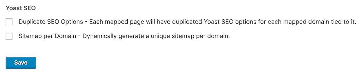 Etki Alanı Eşleme Sistemi Yoast ayarları