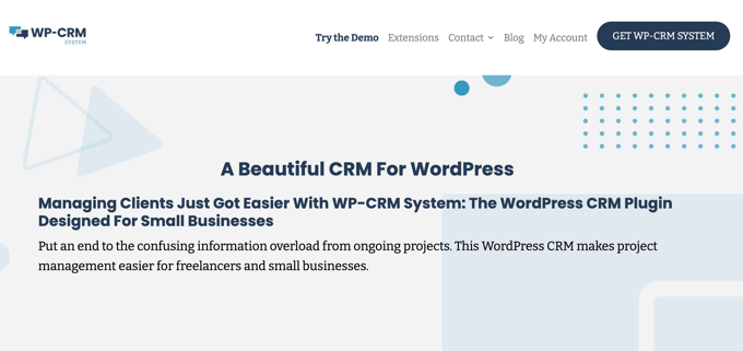 ระบบ WP-CRM WP-CRM System