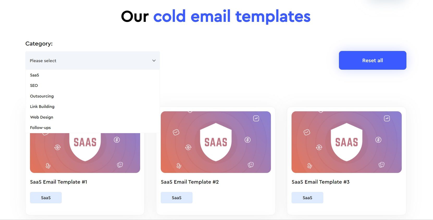 Modelli di email fredde di Lyne.ai