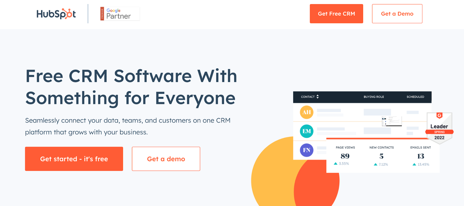 HubSpot CRM, un "nome familiare" nel regno delle soluzioni di gestione delle relazioni con i clienti, sostiene l'automazione e la facilità d'uso.