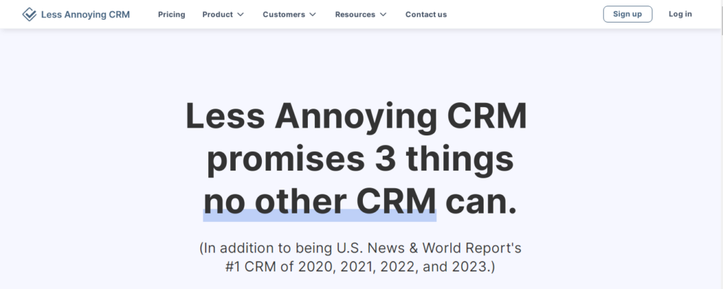 CRM menos irritante