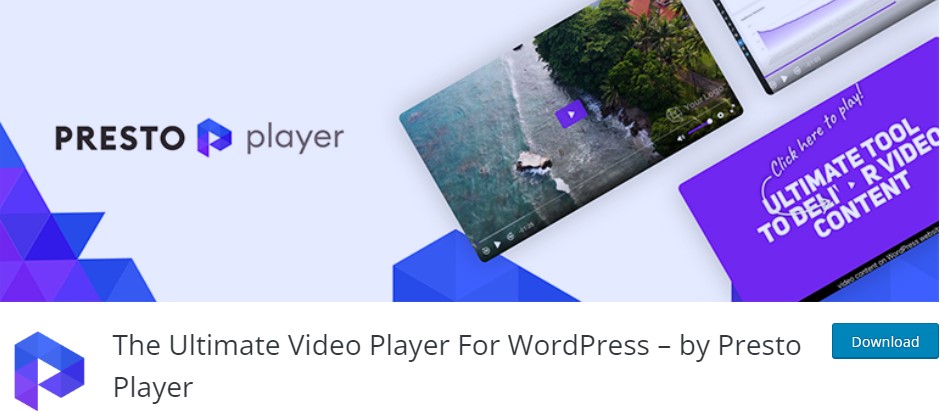Presto Player - WordPress 视频播放器