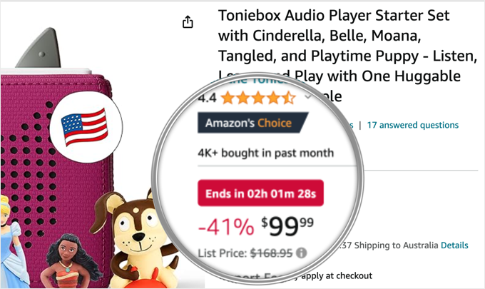 Conto alla rovescia su Amazon Countdown Timer on Amazon