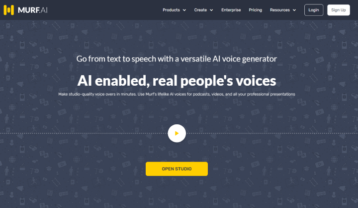 أفضل 9 أدوات ذكاء اصطناعي توليدية للحلول الإبداعية لعام 2023 1 Murf AI