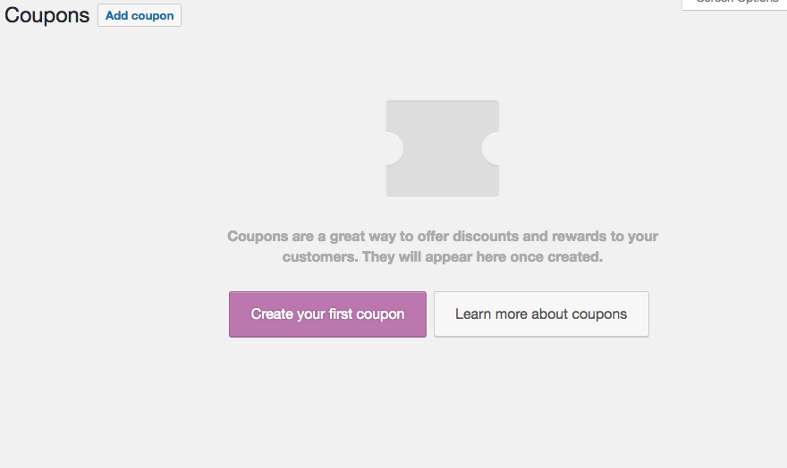 在 WooCommerce 中添加新優惠券。