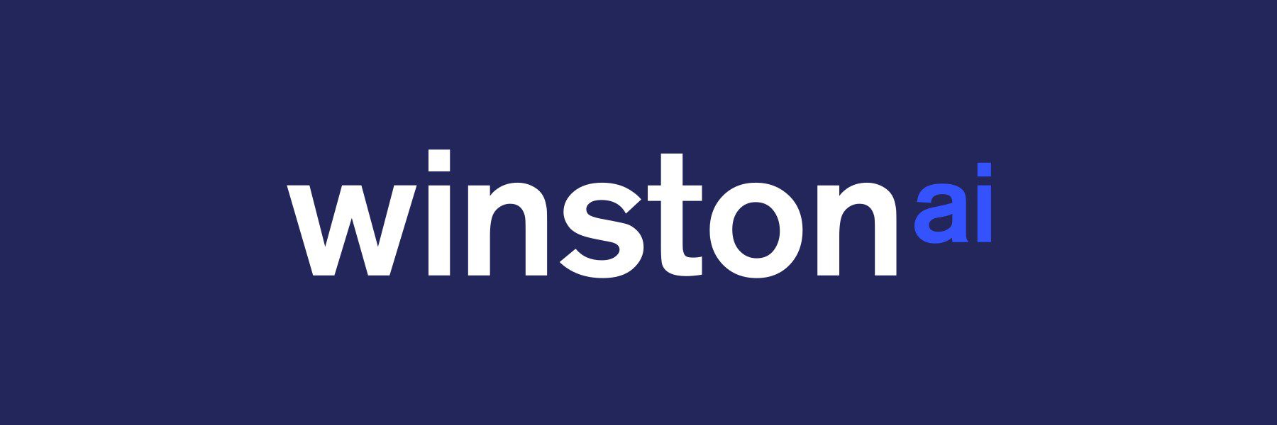 Marque du logo Winston AI