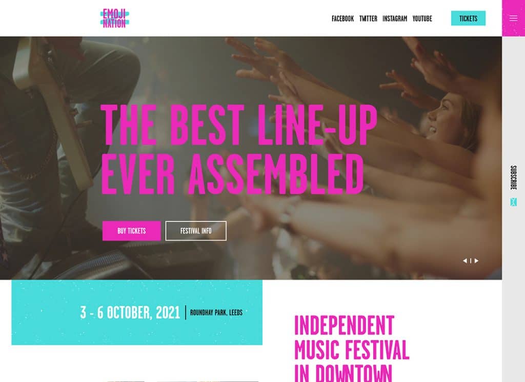 EmojiNation – Thème WordPress pour boîtes de nuit et concerts