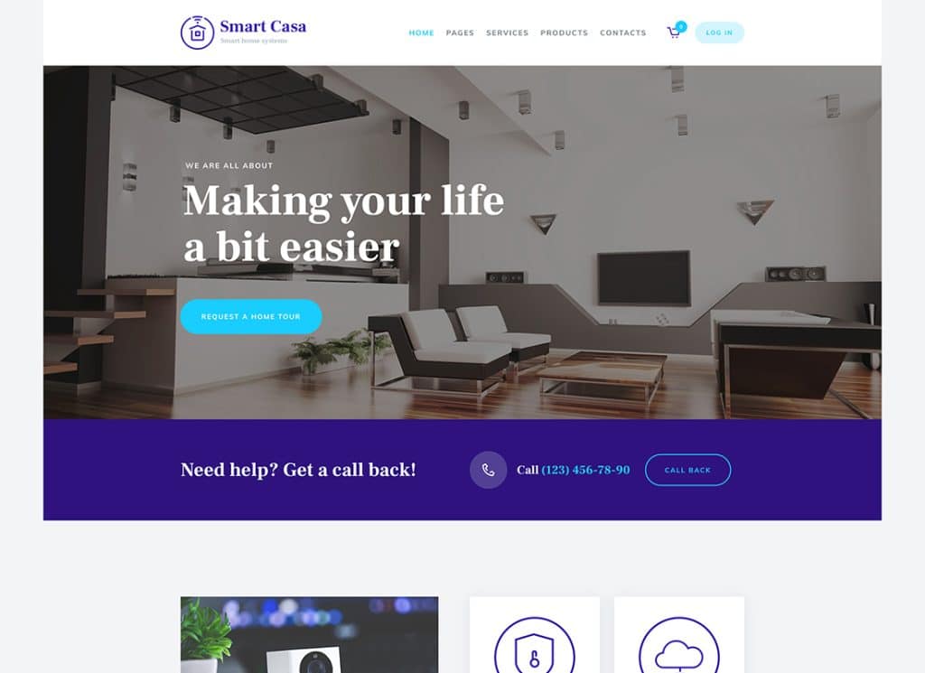 Smart Casa - Tema WordPress de automação residencial e tecnologias