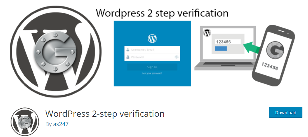 Verificación de 2 pasos de WordPress: complementos de autenticación de dos factores de WordPress