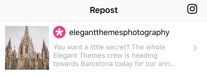 如何在 Instagram 上重新發布視頻