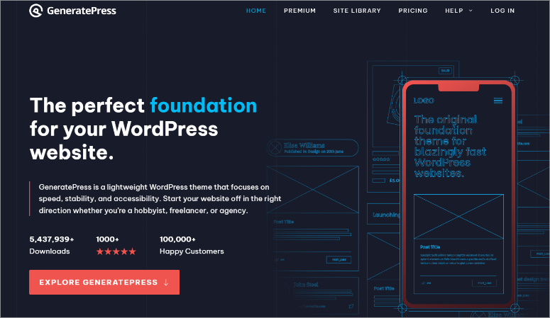 generatepress-homepage - IsItWP - Detector gratuit de teme WordPress generatepress homepage