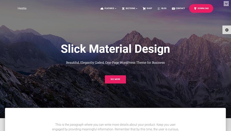 Hestia Pro - IsItWP - Detector de teme WordPress gratuit Hestia Pro