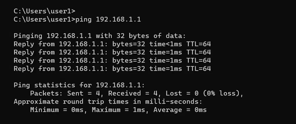 如何修復 Cloudflare 錯誤 521? 8 快速方法 4 PING command to see the status of Server