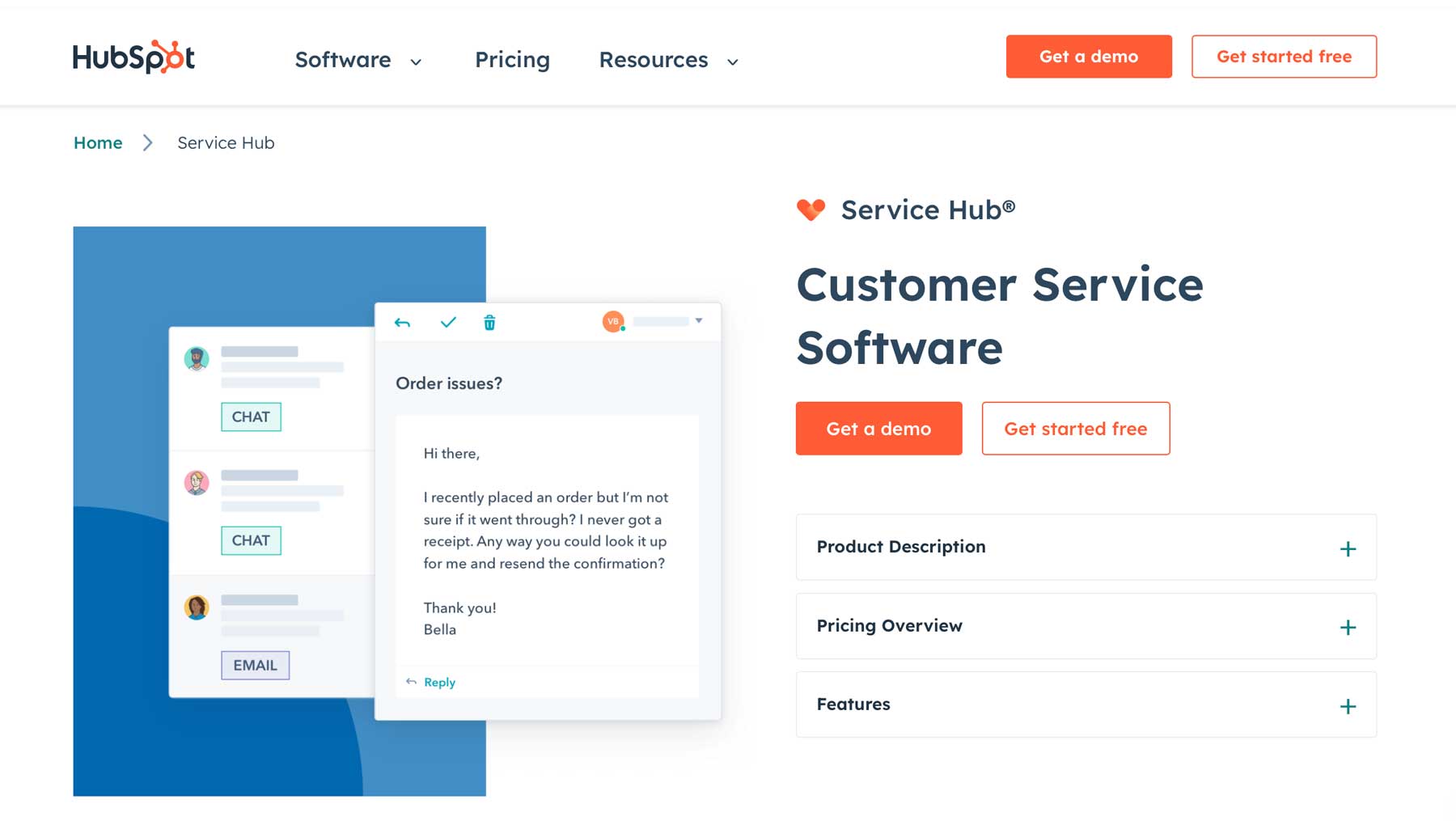 HubSpot 服务中心