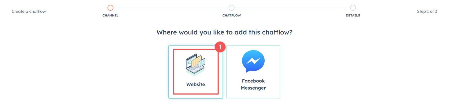 Buat Chatbot - Langkah 3