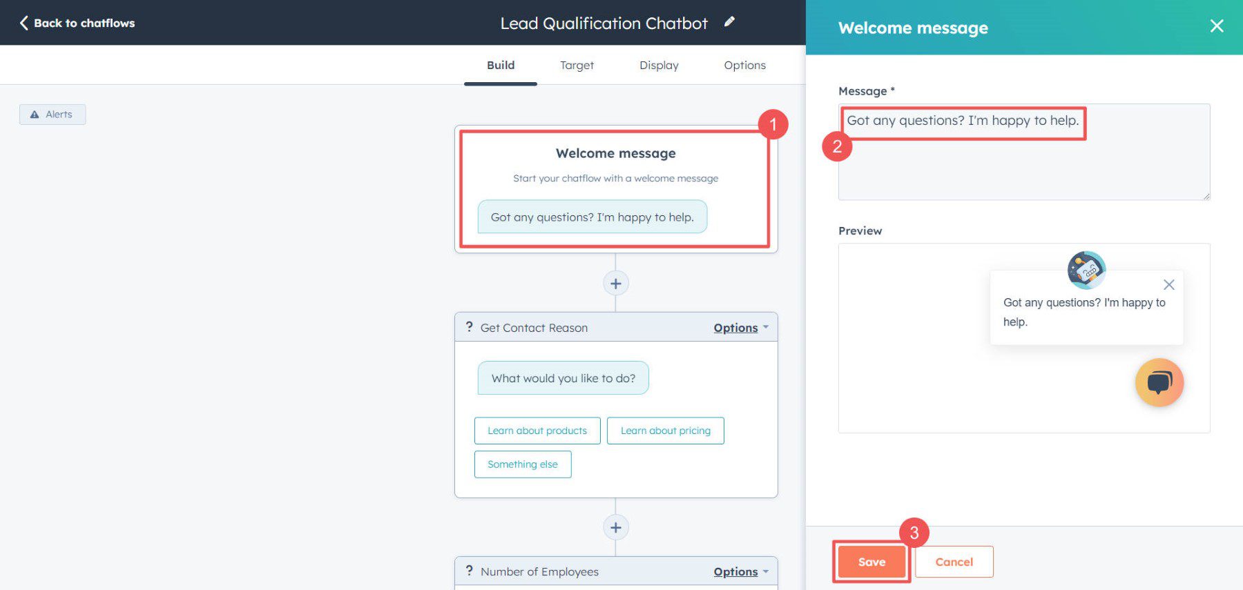 Buat Chatbot - Langkah 6-8