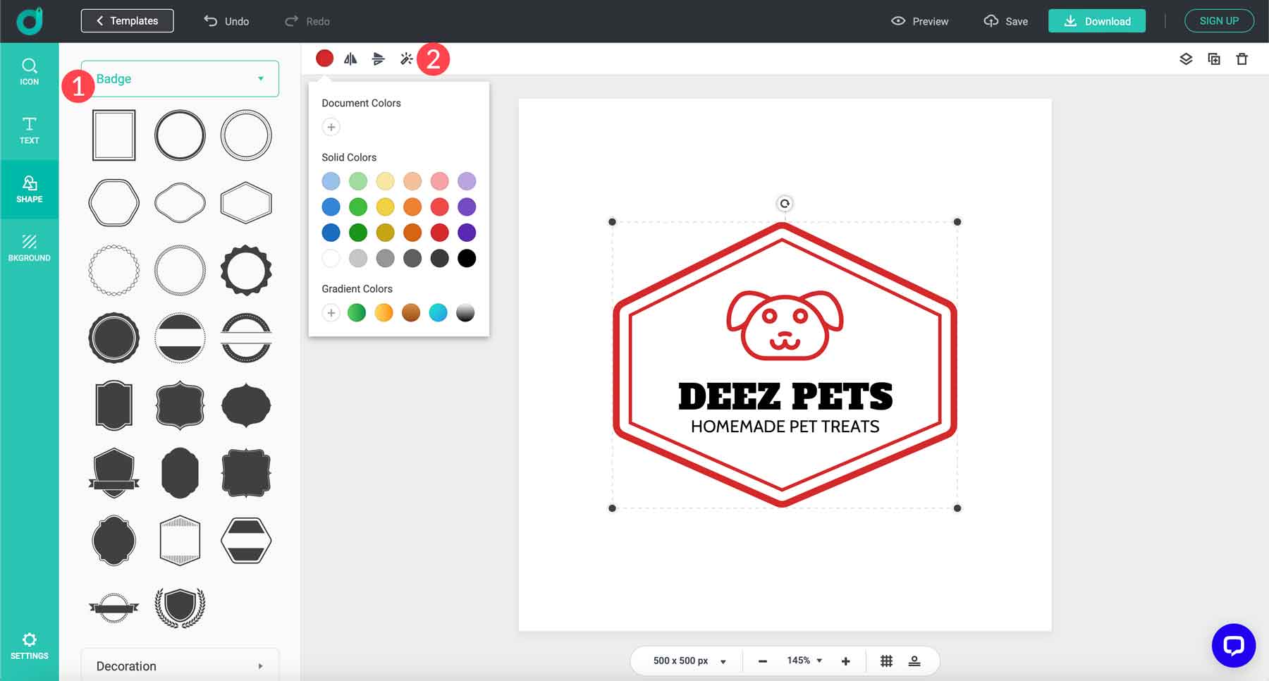 formes de logos