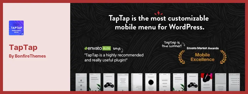 Плагин TapTap — супер настраиваемое мобильное меню WordPress