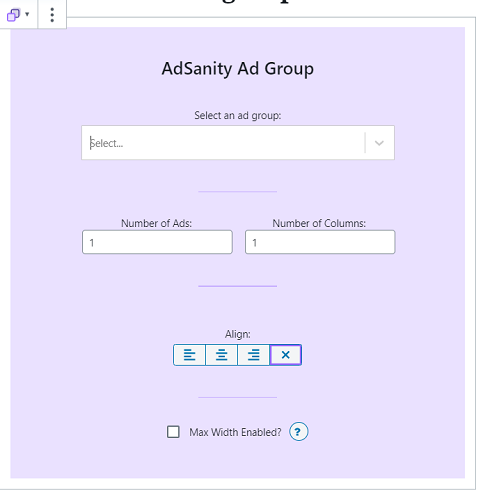 กลุ่มโฆษณา Adsanity - IsItWP - เครื่องมือตรวจจับธีม WordPress ฟรี