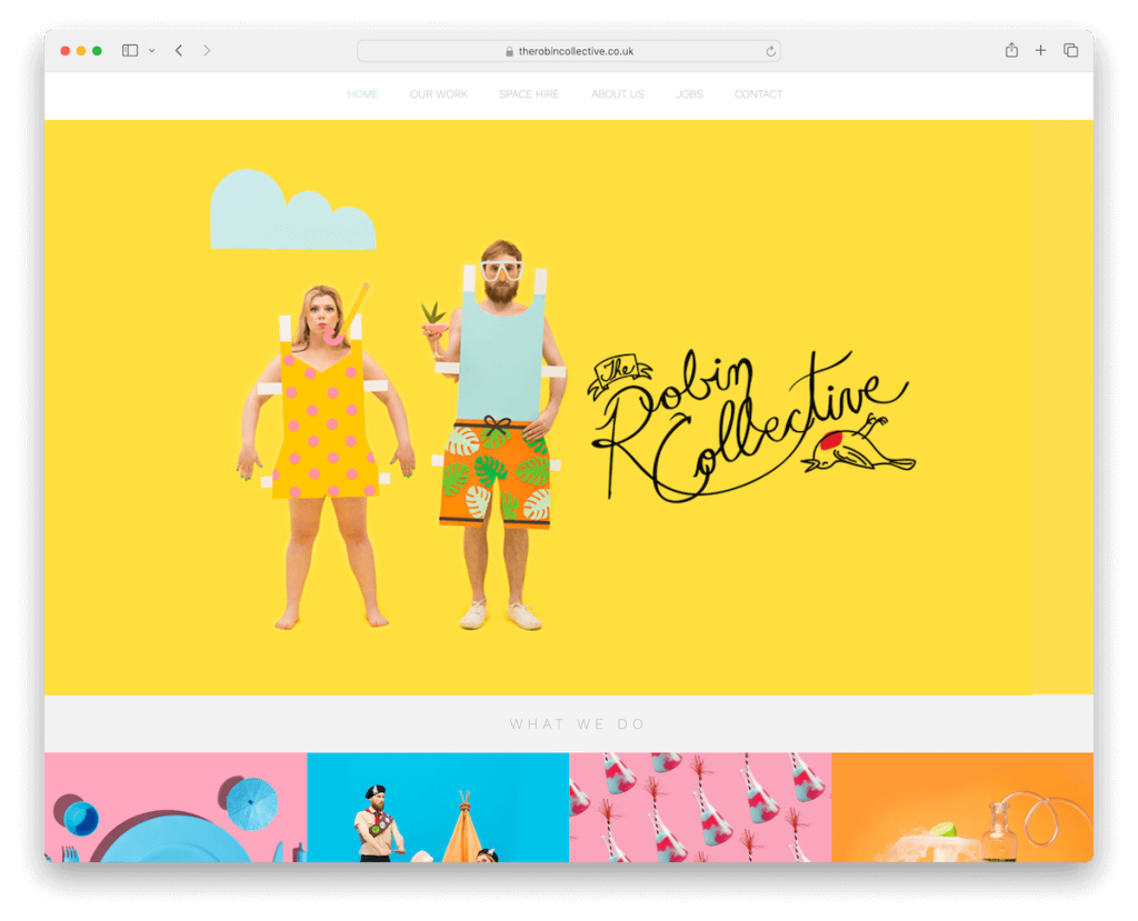 Das Robin Collective-Wix-Portfolio-Beispiel