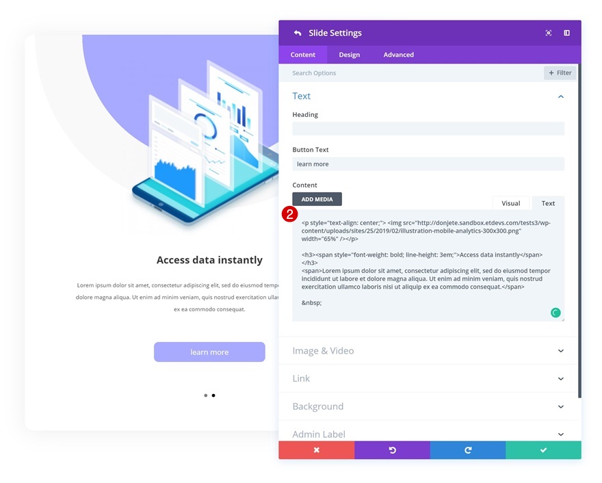 procedura dettagliata mobile