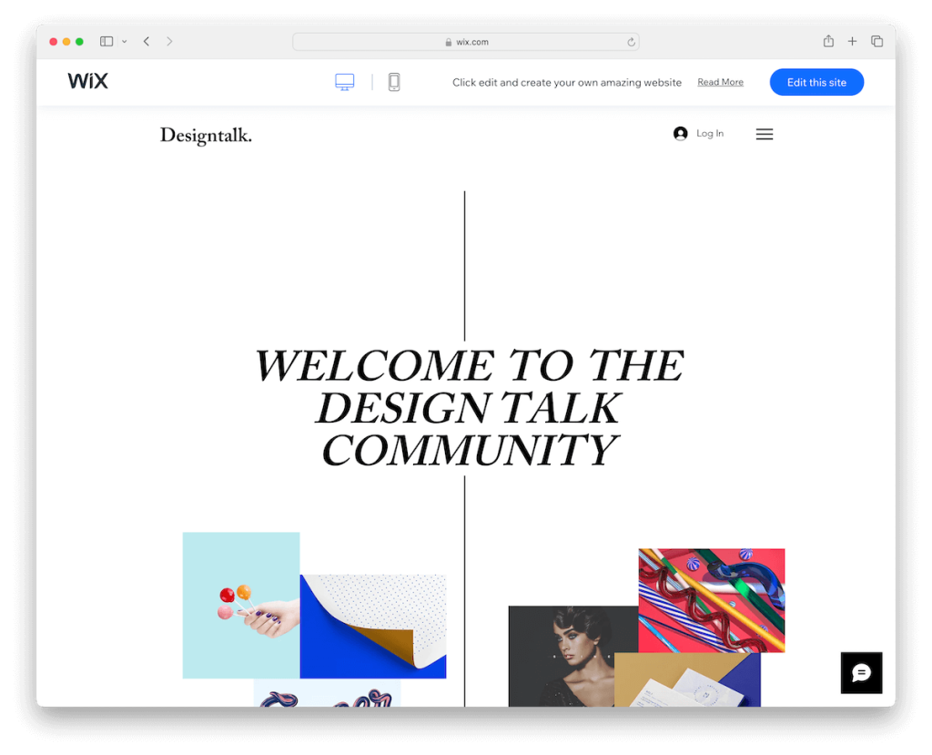 tasarım blogu ve wix forumu