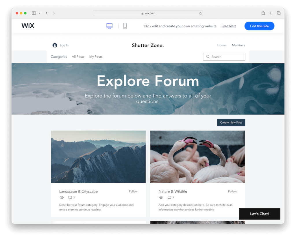 fotoğrafçılık forumu wix web sitesi