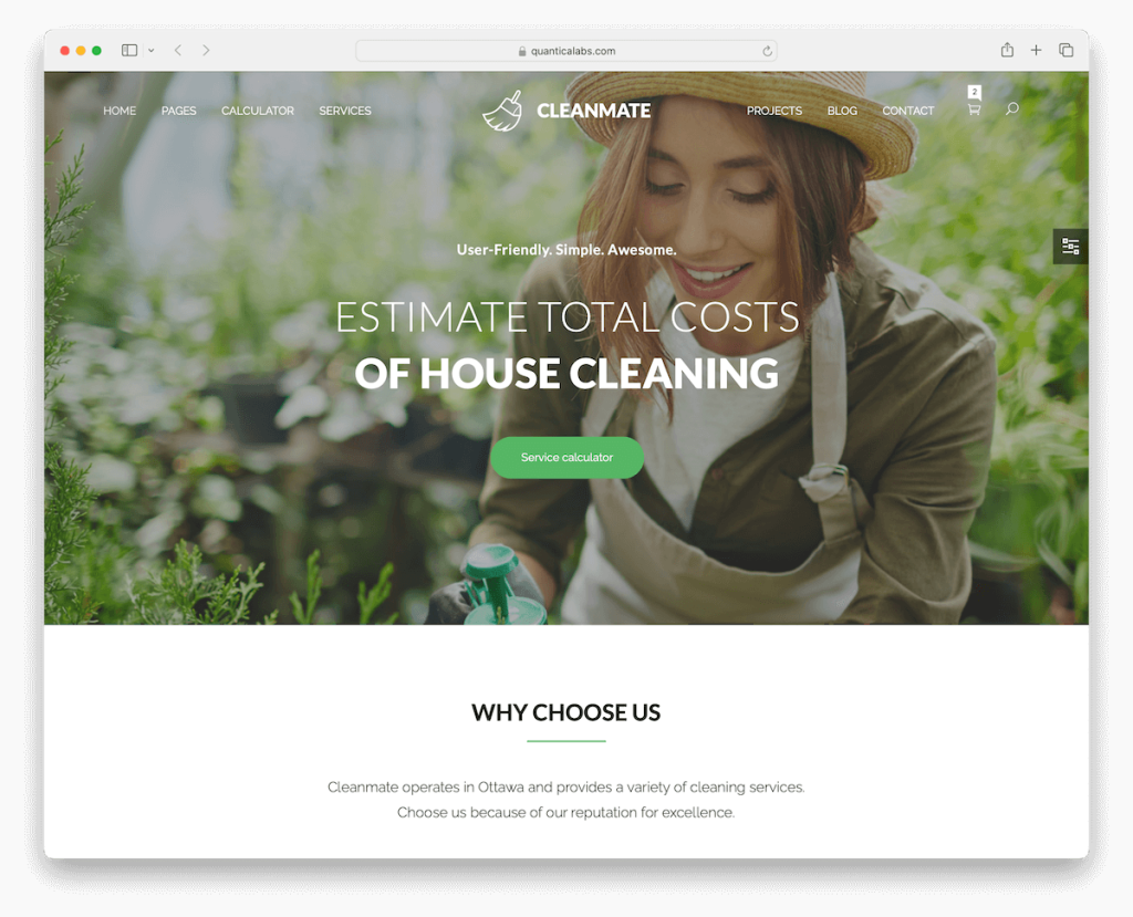 cleanmate tamirci web sitesi şablonu