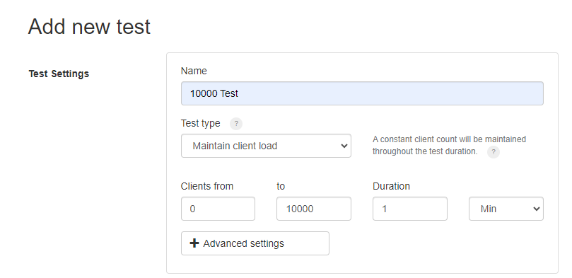 Tes 10.000 - uji stres situs WordPress