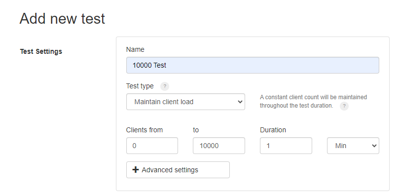 10000 testi - bir WordPress web sitesini stres testi