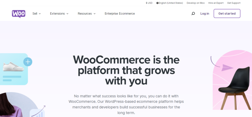 Plataforma de comércio eletrônico de código aberto WooCommerce