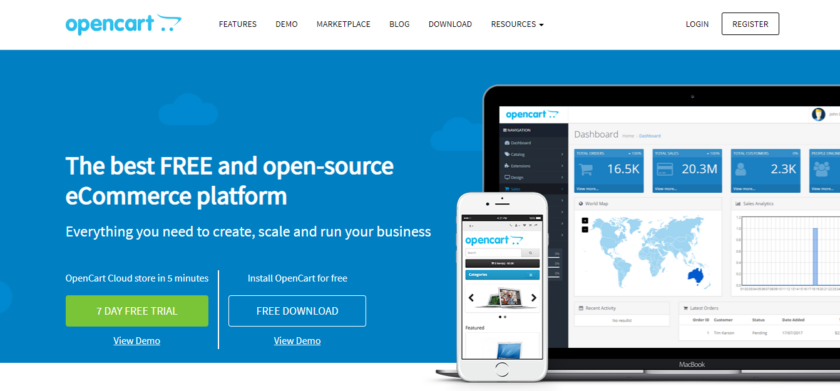 OpenCart-Open-Source-Soluție-Coș de cumpărături
