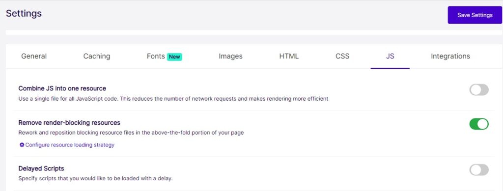 NitroPack JS Optimizasyonu