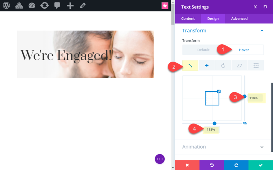 Ken burns efekt najechania