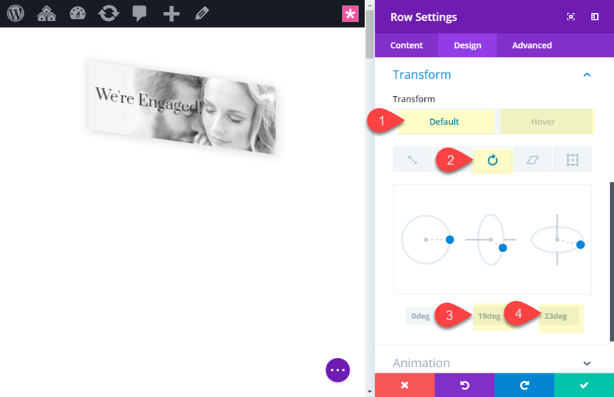 Ken burns efekt najechania