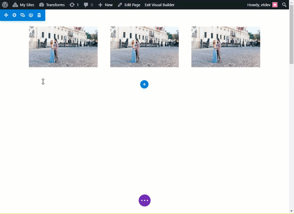 Ken burns efekt najechania