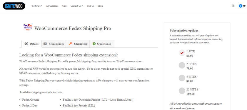 plugin wooCommerce-fedex-pengiriman-pro-woocommerce-fedex