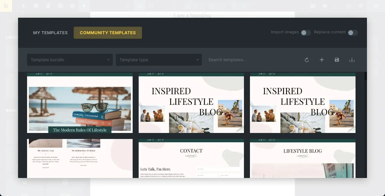 Bricks Builder vs Elementor Pro - Lequel est le meilleur 12 Readymade templates of Bricks Builder
