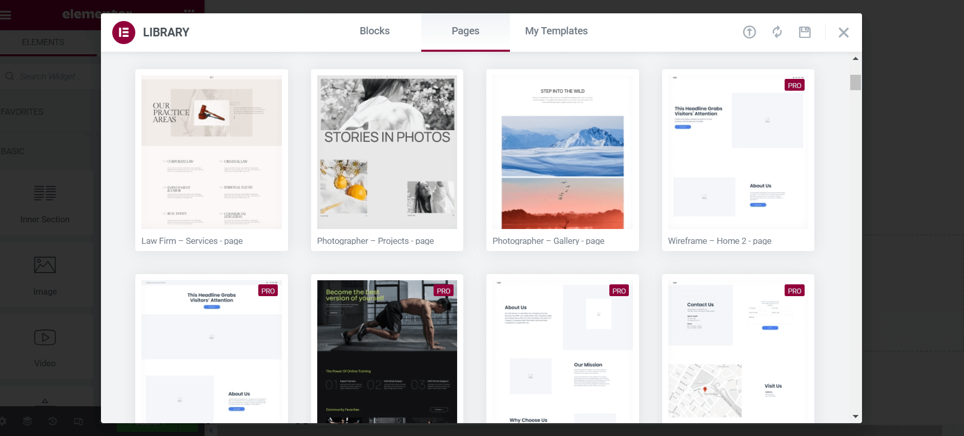 Bricks Builder vs Elementor Pro - Lequel est le meilleur 11 Elementor template library