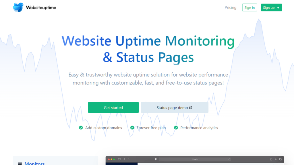 Websiteuptime.io - ตรวจสอบสถานะการออนไลน์ของเว็บไซต์ WordPress