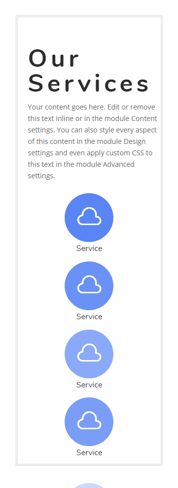 Layout des Klappenmoduls