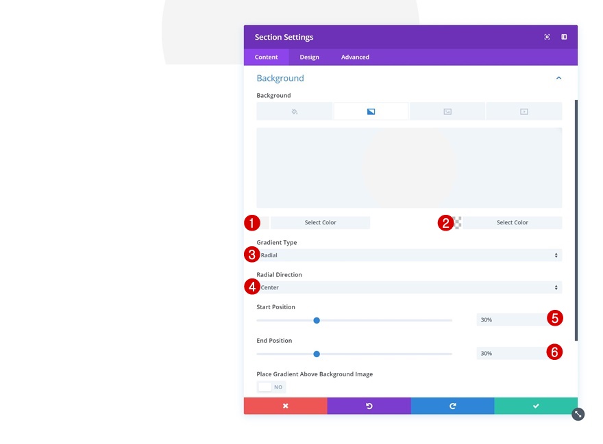 Portfolio-Elemente stapeln