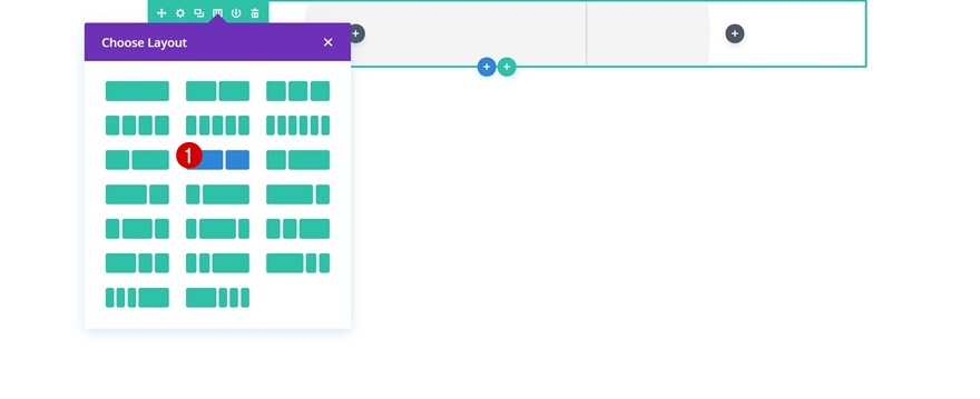 Portfolio-Elemente stapeln
