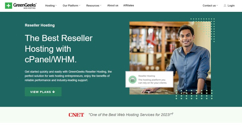 greengeeks cel mai bun reseller hosting