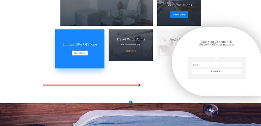 ventanas emergentes de esquina de contenido bloqueado