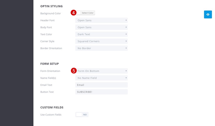 ventanas emergentes de esquina de contenido bloqueado