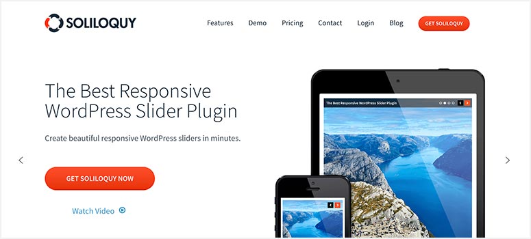 Soliloquio WordPress Slider - IsItWP - Rilevatore di temi WordPress gratuito Soliloquy WordPress Slider
