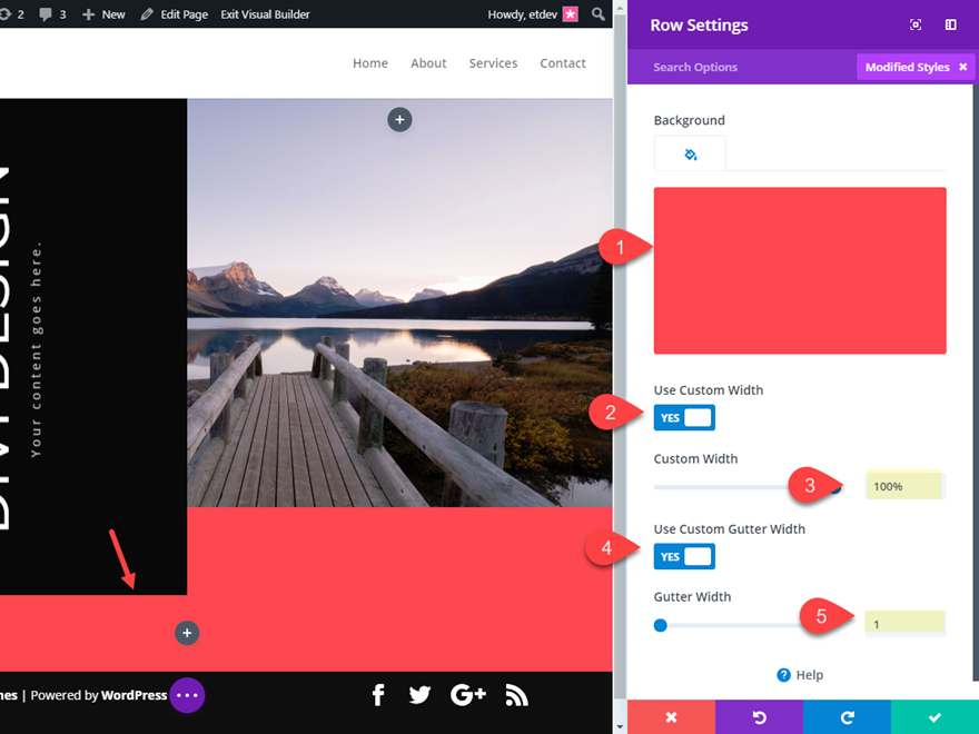 diviでテキストを回転する