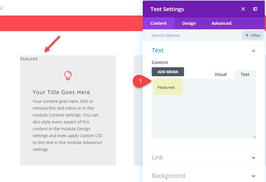 diviでテキストを回転する